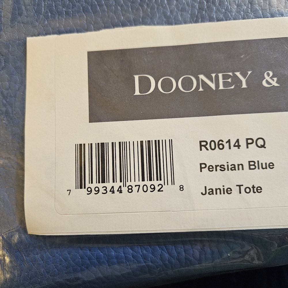 Dooney & Bourke Janie  Persian Blue Tote - Picture 3 of 5